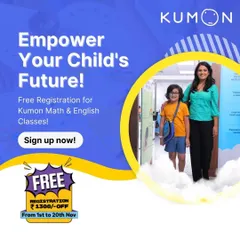 Empower your child's future with our Math and English classes. Take advantage of our free registration offer to begin their journey toward academic confidence.