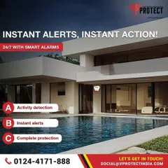 The first layer of protection is instant alerts for instant action. Our smart alarm system is designed for immediate activity detection, sending instant alerts to our command center. This ensures we are aware of a potential threat the second it occurs, forming the foundation of your complete protection.