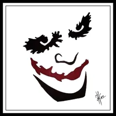'Why so serious?'. A minimalist but instantly recognizable illustration of the Joker's smile. I used stark, bold shapes to capture the character's chaotic energy.