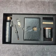 We design sleek and professional corporate gift sets like this one, perfect for making a lasting impression on clients, partners, or team members.