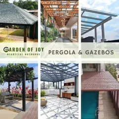 A showcase of the variety of custom pergolas and gazebos we build. From poolside structures to expansive terrace coverings, each design is tailored to the client's home and lifestyle.