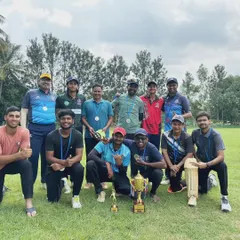Our team posing with the runners-up trophy after a hard-fought one-day tournament. I am proud of the 100% effort everyone put in.