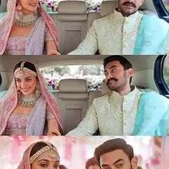 We often get requests to create outfits inspired by Bollywood. Here you can see the elegant ivory sherwani worn by Aamir Khan, a style we can replicate and custom-fit for you.