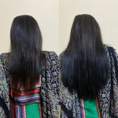 Just a few well-placed extensions were needed to give this client's hair a much fuller and healthier appearance from root to tip.