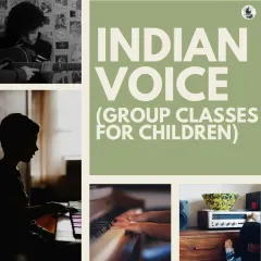 A collage for our Indian Voice group classes for children. These imaginative sessions help develop foundational music techniques.