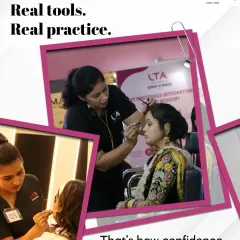 Confidence is built with real tools and real practice. Our students work with professional grade equipment and products, ensuring they are comfortable and proficient long before they step into a professional salon or studio.