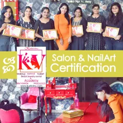 Celebrating my salon and nail art students as they receive their certifications. They are now fully trained and ready to offer professional services.
