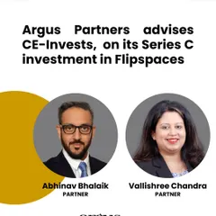 We advised UAE-based CE-Invests on its Series C investment in Flipspaces, a tech-first interior design company. This deal is an example of our work in facilitating cross-border investments into Indian technology companies that are leveraging AI for global expansion.