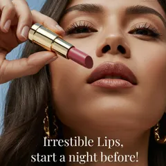 Irresistible lips start the night before. Apply my nourishing lip butter before bed and wake up to soft, smooth, and hydrated lips, creating the perfect base for any lip tint.