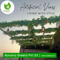 Living with style. This rooftop pergola is decorated with artificial vines and hanging lanterns, creating a magical and stylish outdoor lounge area.