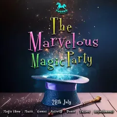 Announcing our Marvelous Magic Party. We host special events with professional entertainers, themed activities, and lots of surprises.
