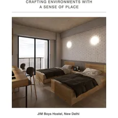 For the JIM Boys Hostel in New Delhi, we designed rooms that are more than just a place to sleep. The space is crafted to feel like a home, with natural materials, ample daylight, and dedicated study areas to create a comfortable and inspiring environment.