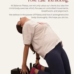 Pose like you belong, because you do. We believe in the power of Pilates to strengthen the body through controlled movement and breathwork.