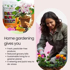 Home gardening gives you so much, from fresh, pesticide-free produce to a relaxing way to de-stress. This image celebrates the joy and wellness that comes from tending to your own plants.
