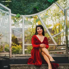 Dressed for a glamorous evening reception, I believe my presence should complement the elegance of your event. This look from a professional shoot reflects the polish and confidence I bring to hosting, ensuring I am a sophisticated guide for your celebration.