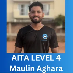 I am proud to announce that the academy's senior coach, Maulin Aghara, is now an AITA Level 4 certified coach. His commitment to improving himself as a coach and mentor is a great asset to our athletes.