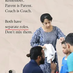 We believe a parent is a parent, and a coach is a coach. Both roles are separate but equally important. By respecting these boundaries, we create the best environment for a child to thrive.