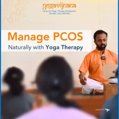 We offer specialized yoga therapy to help manage PCOS naturally. My approach is holistic, focusing on practices that support hormonal balance and overall well-being.