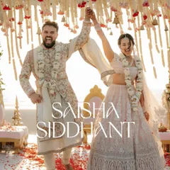 An explosion of happiness after the Varmala ceremony. The couple's expressions of pure joy are what I live to capture.