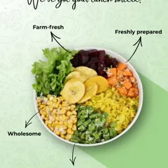 We've got your lunch sorted. Every bowl is farm-fresh, freshly prepared, wholesome, and full of flavor.