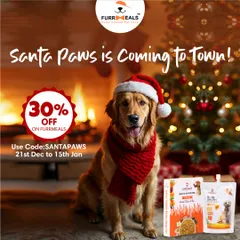 Santa Paws is coming to town. This holiday season, pamper your pup with a special discount on all their favorite FurrMeals products. It's a gift of health and joy.
