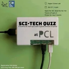 Our quizzes are known for having a good amount of puns mixed in with the science and tech questions. We believe learning and team bonding should be filled with laughter, and our quiz nights are designed to deliver just that.