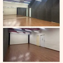 Here’s another view of the studio, showcasing the dark textured wall which serves as a fantastic, modern backdrop for video shoots and photoshoots. The combination of different wall textures and professional lighting gives you multiple aesthetic options in one space.