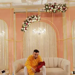 On location for a private sangeet party. I provide the perfect soundtrack for your celebration, from traditional hits to modern Bollywood bangers.