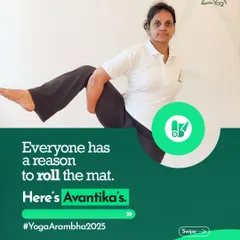 A closer look at Avantika's journey. Everyone has a reason to roll the mat, and hers was about finding herself again. We invite you to find your reason with us.