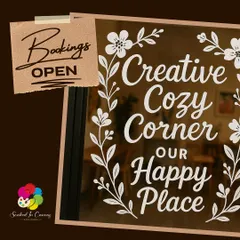It's official, my creative cozy corner is open. I am so excited to welcome you to my happy place at M3M Urbana for workshops, celebrations, or just to say hi.