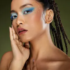 At our Open Day, you will get to see stunning looks like this icy blue creation up close and learn about the techniques behind them.