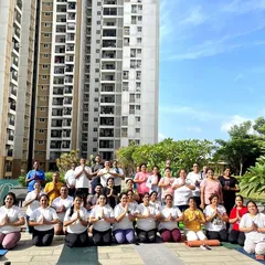 Our wonderful community gathered for our International Yoga Day 2024 celebration. It was a beautiful day of unity, wellness, and shared practice by the pool.