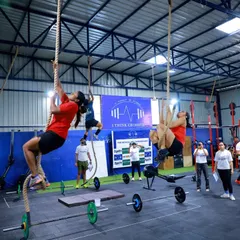 This is what competition day looks like. Athletes pushing their limits on the rope climbs during The Bengaluru Throwdown, with the community cheering them on. We train for these moments, building not just strength but the grit to perform under pressure.