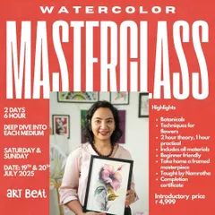 Our Watercolor Masterclass is a 2-day deep dive into botanicals and floral painting techniques. Taught by me, this class is perfect for beginners who want to learn the magic of watercolors.