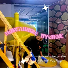 We pay close attention to every detail, including cleaning the slides and stairs, so your child's safety is always our priority.