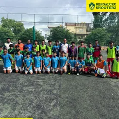 A group photo of our U-19 and U-13 teams after a challenging practice match. These games are essential for building team chemistry and testing our strategies.