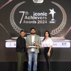 Receiving the award on stage was a surreal experience. A huge thank you to the awards committee, my clients, and my family for their constant support on this journey.