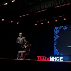 Performing on the iconic red circle of a TEDx stage is always an honor. This was at TEDxNHCE, where I shared my perspective on illusion, perception, and the psychology behind the magic we experience every day.
