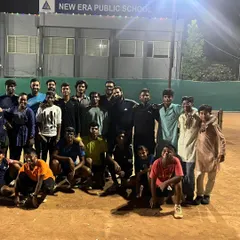 Celebrating the festival of lights with our amazing tennis family at the New Era Public School courts. These moments strengthen our bond as a team.