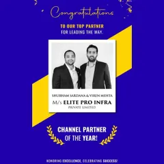 We are honored to be recognized as the 'Channel Partner of the Year' by M3M India, one of the leading developers in the region. This award reflects our top performance and unwavering commitment to delivering results.