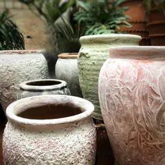 Where gardens find their artistic soul. Our designer terracotta pots feature intricate carvings and unique glazes, turning a simple planter into a piece of art.