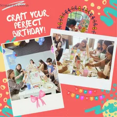 Crafting the perfect birthday starts with a little bit of paint and a lot of imagination. Here are some happy moments from our creative celebrations.