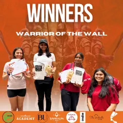 Celebrating the winners of the Youth Girls Category (11-15 years). Their grit, grace, and power on the wall were truly inspiring to watch.