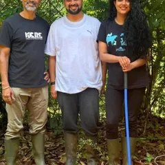 Our team on the ground, always ready to get their hands dirty for the cause. This is what dedication looks like.