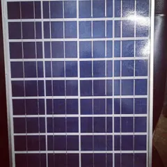 This is a 20Wp polycrystalline solar panel, a versatile and economical choice for smaller standalone projects. It provides a reliable power source for various DC applications, from lighting to small pumps.