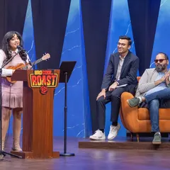 A musical comedy performance during the roast. I adapt to different performance styles to ensure every act is captured authentically.