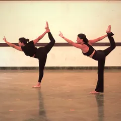 Rooted in strength, flowing with grace. We find balance together in Natarajasana, the dancer's pose.