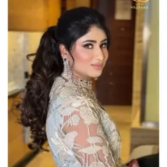 My client looking absolutely stunning with her high-volume, textured ponytail.