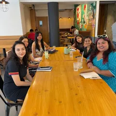 Another snapshot from a 'Sisters in Stories' meetup. These free, monthly journaling sessions are all about fostering mindful living and genuine female friendships.