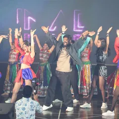 Me with my amazing students during the Tarulya finale. This picture captures the heart of IMAD, a celebration of dance, teamwork, and shared passion.